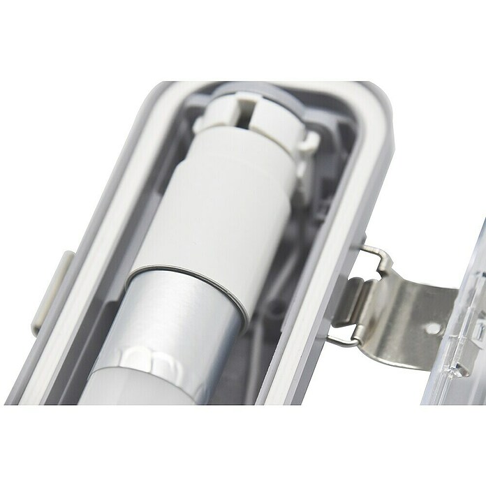 Profi Depot LED-Feuchtraumlichtleiste mit Durchverdrahtung (L x B x H: 128,4 x 6,2 x 6 cm, Lichtfarbe: Tageslichtweiß, 7,5 W, IP65) | BAUHAUS