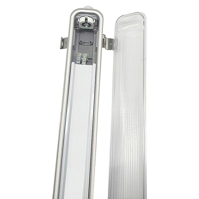 Voltolux Feuchtraumleuchte (L x B x H: 128,4 x 6,2 x 6 cm, Lichtfarbe: Tageslichtweiß, 14 W, IP65) | BAUHAUS
