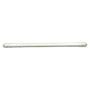Voltolux Regleta estanca LED (L x An x Al: 128,4 x 9,6 x 6 cm, Color de luz: Blanco diurno, 28 W, IP65)