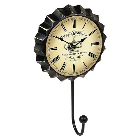 Nesu  Garderobenhaken Uhr Café