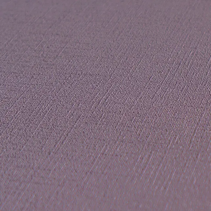 A.S. Création Aquarell Dreams Vliestapete - Lila, Uni, 10,05 x 0,53 m - Nahaufnahme einer violetten Tapete mit einer feinen, strukturierten Oberfläche, die ein subtiles, elegantes Muster erzeugt.
