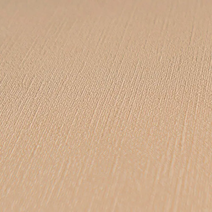 A.S. Création Aquarell Dreams Vliestapete - Beige, Uni, 10,05 x 0,53 m - Nahaufnahme einer beigen Tapete mit feiner Textur. Die dezente Farbe und die reliefartige Oberfläche verleihen ihr eine elegante Optik.