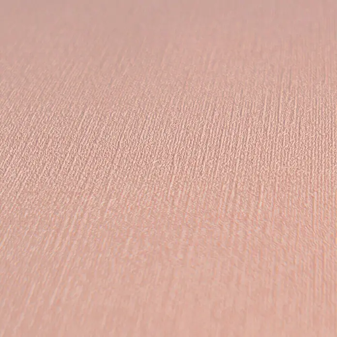 A.S. Création Aquarell Dreams Vliestapete - Rosa, Uni, 10,05 x 0,53 m - Nahaufnahme einer Textur in einem zarten Rosaton, die subtile Muster und eine weiche Oberfläche zeigt.
