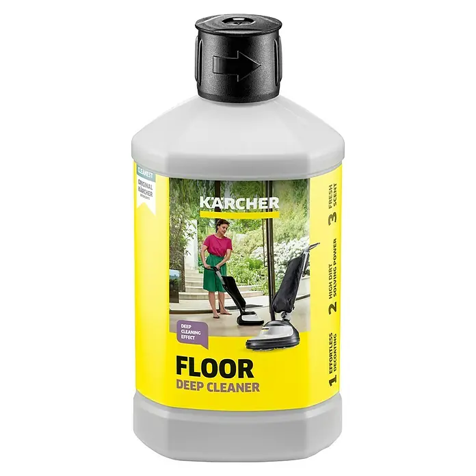 Kärcher Grundreiniger RM 533 - Geeignet für: Hartböden, 1 l - Eine Flasche Kärcher Bodenreiniger für die effektive und schonende Reinigung von Böden, für ein sauberes Zuhause.