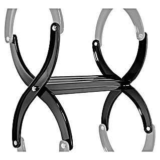 Meisterholz Escalón escalera Tijera Thermo (Negro)