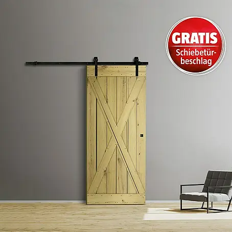Radex  Schiebetür-Set Modern Rustic