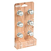 Nesu Pomo para muebles 24517 (Ø x Al: 23 x 27 mm, Acero, Cromado)