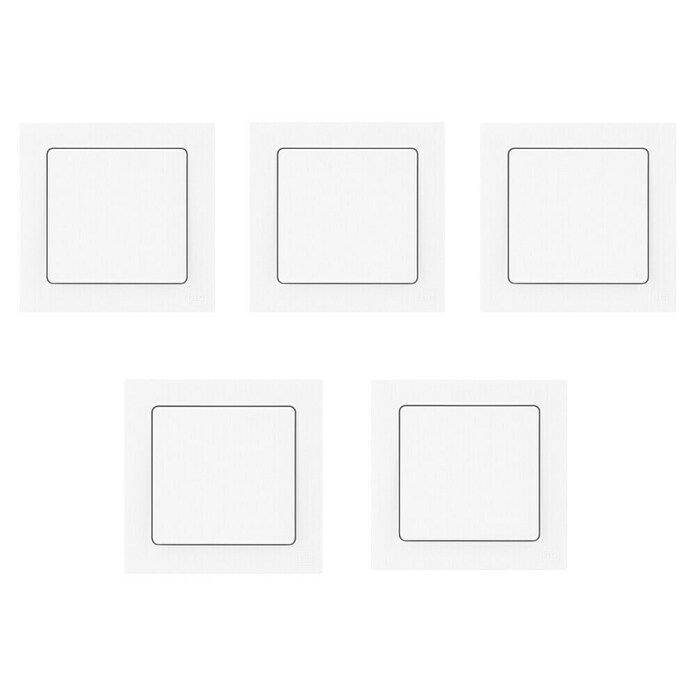 Luceco Oxford Conmutador (Blanco, Mate, Montaje en la pared, 10 A, 5 ud.) | BAUHAUS