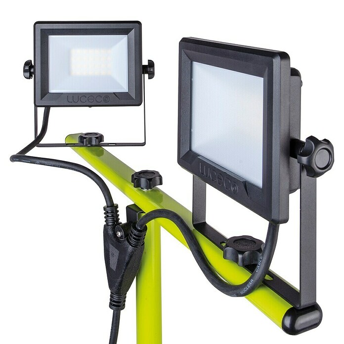 Luceco Proyector LED con trípode Eco Slimline (40 W, 1.600 lm, 5.000 K, L x An x Al: 86 x 86 x 167 cm, IP65) | BAUHAUS