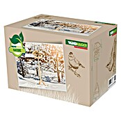 Windhager Vogelhaus (L x B x H: 48 x 48 x 103 cm, Massivholz, Naturbraun)