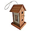 Windhager Vogelhaus Country (L x B x H: 17,5 x 19 x 38 cm, Massivholz, Braun)