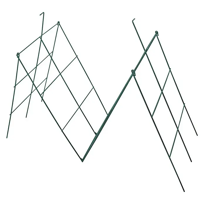 Windhager Rankhilfe klappbar - B x H: 30 x 100 cm, Grün - Metall-Pflanzspalier in Zickzackform, ideal für Kletterpflanzen im Garten. Robuste Konstruktion für optimalen Halt und Wachstum.