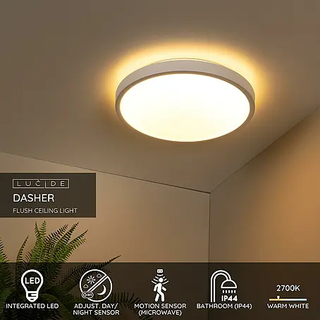 Lucide  LED-Deckenleuchte rund Dasher