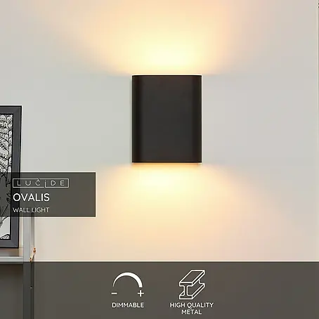 Lucide  Wandleuchte Ovalis
