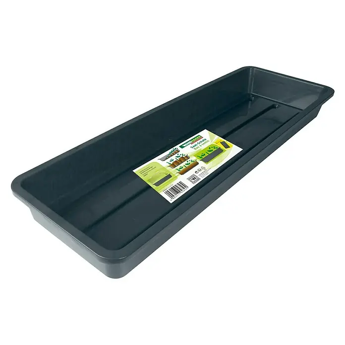 Windhager Anzuchtschale - L x B x H: 58 x 19 x 6 cm, Schiefergrau - Anzuchtschale aus Kunststoff, ideal für die Anzucht von Sämlingen und Pflanzen, robust und langlebig für den Garten.