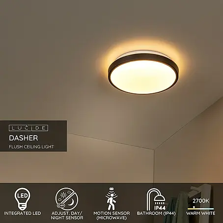 Lucide  LED-Deckenleuchte rund Dasher