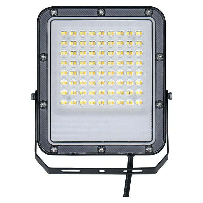 Panaled Zafra Proyector LED - 50 W, Gris - Imagen de un foco LED, diseño rectangular, ideal para exteriores y con alta luminosidad para una iluminación óptima.