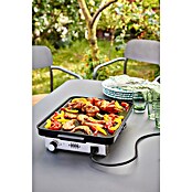 Plancha Grill Elektro (Superficie de la parrilla (An x Pr): 40 x 30 cm, 1,8 kW, Negro/ gris) | BAUHAUS