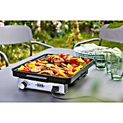 Plancha Grill Elektro (Superficie de la parrilla (An x Pr): 40 x 30 cm, 1,8 kW, Negro/ gris) | BAUHAUS