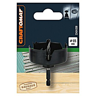 Craftomat Lochsäge (65 mm, Durchmesser Schaft: ¼″ Hex)