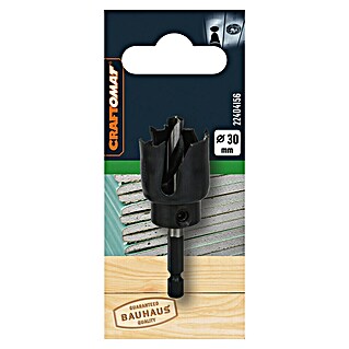 Craftomat Lochsäge (30 mm, Durchmesser Schaft: ¼″ Hex)