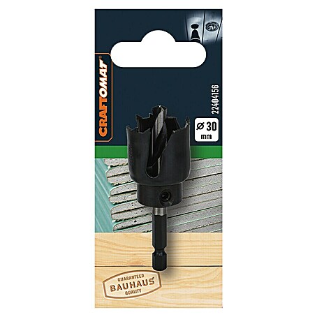 Craftomat Lochsäge (30 mm, Durchmesser Schaft: ¼″ Hex)