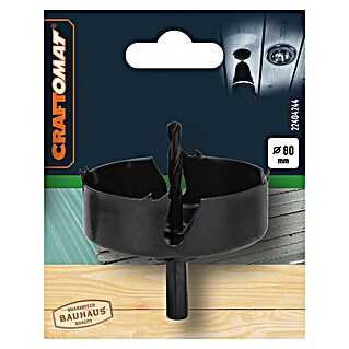 Craftomat Lochsäge (80 mm, Durchmesser Schaft: ¼″ Hex)
