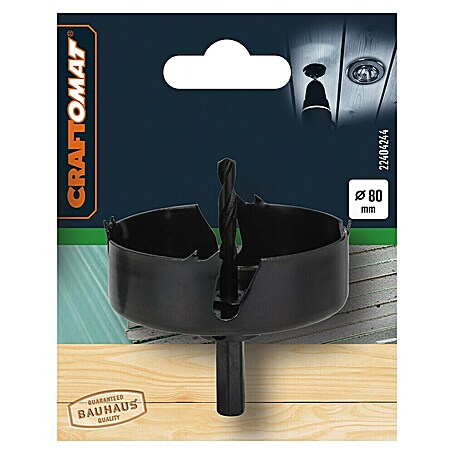 Craftomat Lochsäge (80 mm, Durchmesser Schaft: ¼″ Hex)