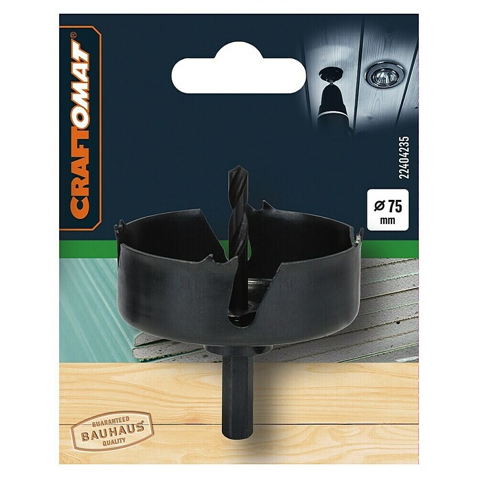 Craftomat Lochsäge (75 mm, Durchmesser Schaft: ¼″ Hex)