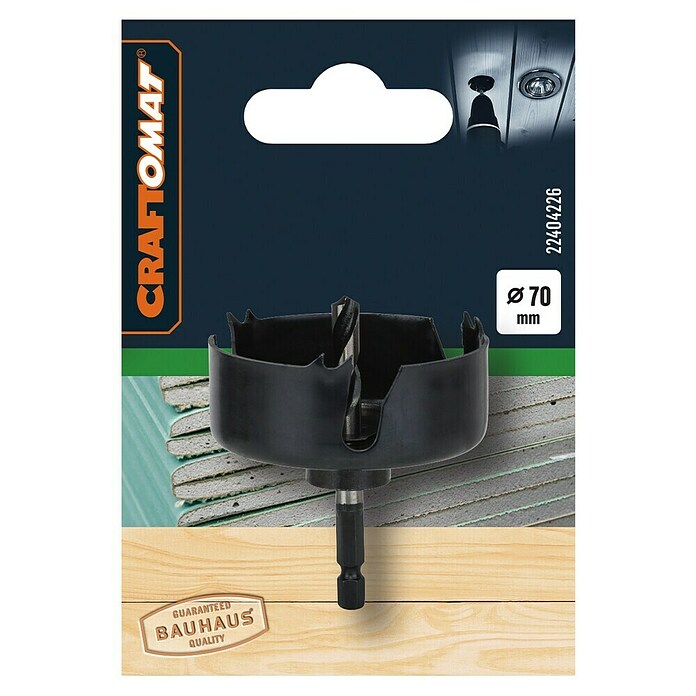 Craftomat Sierra de corona (70 mm, Diámetro vástago: ¼'' Hex)