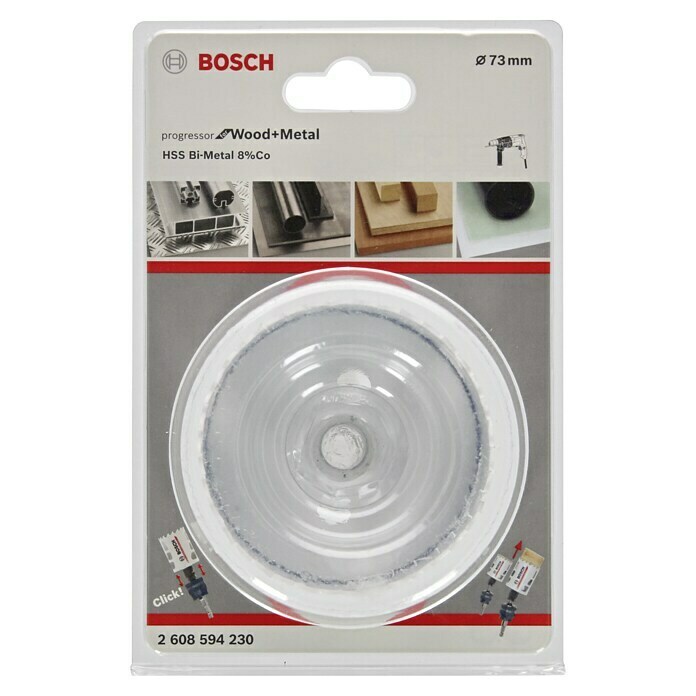 Bosch Professional Sierra de corona (Diámetro: 73 mm, HSS bimetálico)