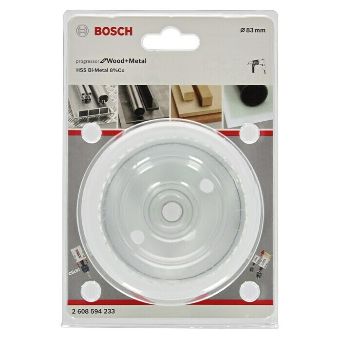 Bosch Professional Lochsäge (Durchmesser: 83 mm, HSS-Bimetall)