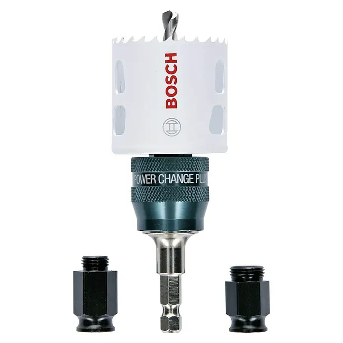 Bosch Set de sierras de corona BiM Progressor - Diámetro: 51 mm, 5 pzs. - Juego de sierra de corona Bosch Power Change Plus con broca piloto, ideal para realizar cortes precisos y rápidos en diversos materiales.