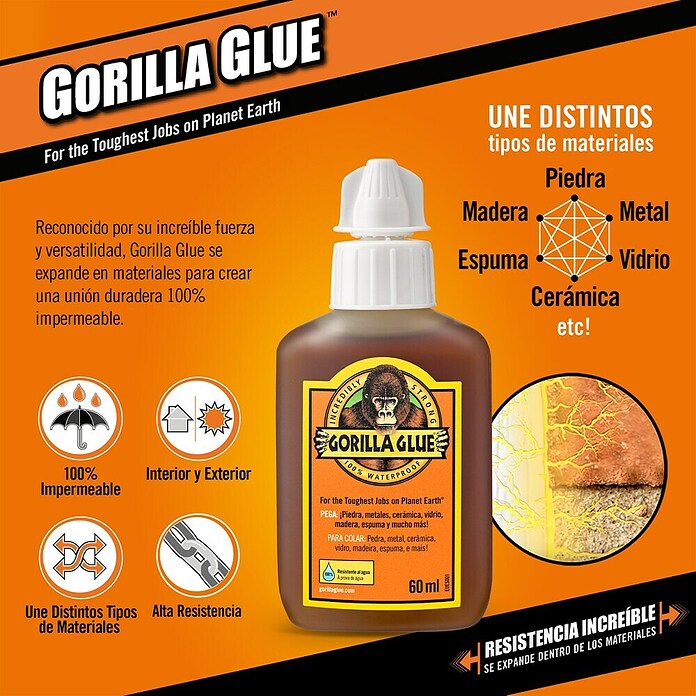 Gorilla Pegamento universal (60 ml) | BAUHAUS