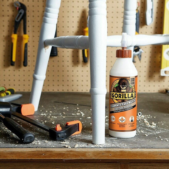 Gorilla Cola blanca para madera (236 ml) | BAUHAUS