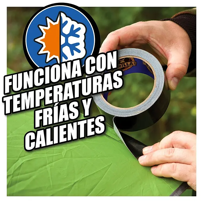 Gorilla Cinta de reparación Americana - Negro, 11 m x 48 mm - Cinta adhesiva Gorilla: Alto rendimiento para reparaciones y aplicaciones a diversas temperaturas, interiores y exteriores.