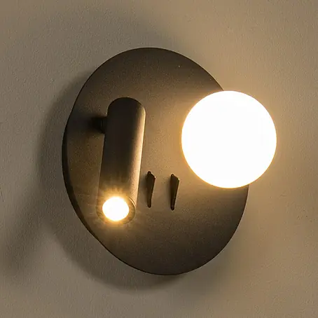 Lucide  LED-Wandleuchte rund Matiz