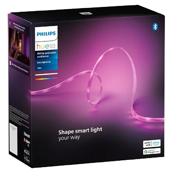 Philips Hue Smart ledstrip (10 m, Meerkleurig, Bluetooth) | BAUHAUS