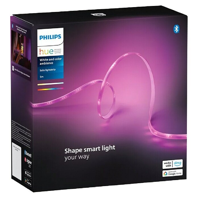 Philips Hue Smart ledstrip (5 m, Meerkleurig, Bluetooth) | BAUHAUS