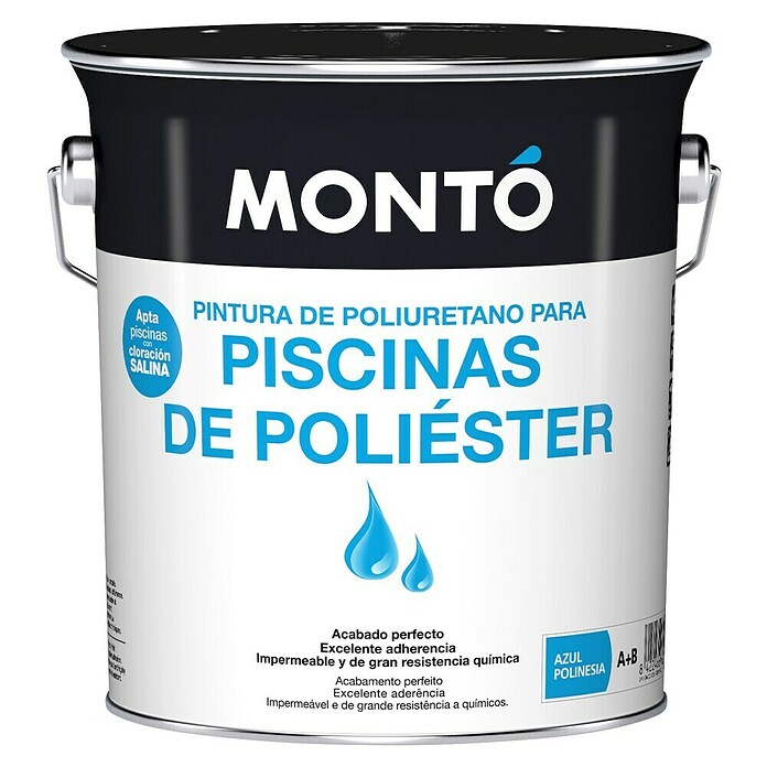 Montó Bricolovers Pintura para piscinas poliéster (Azul, 4 l, Brillante) | BAUHAUS