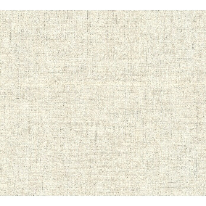 AS Creation Greenery Vliestapete (Creme/Beige, Uni, 10,05 x 0,53 m)