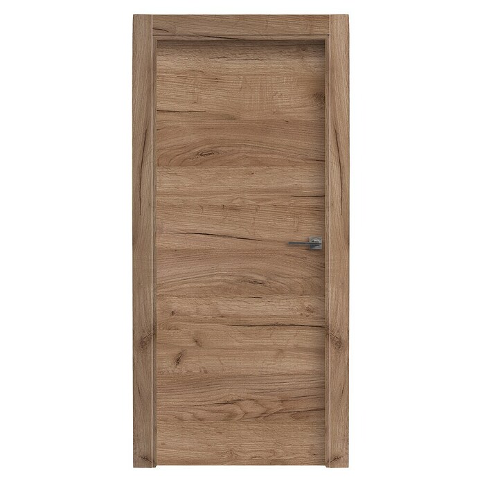 Solid Elements Puerta interior Cognac (62,5 x 203 cm, Izquierda, Roble coñac, Maciza) | BAUHAUS