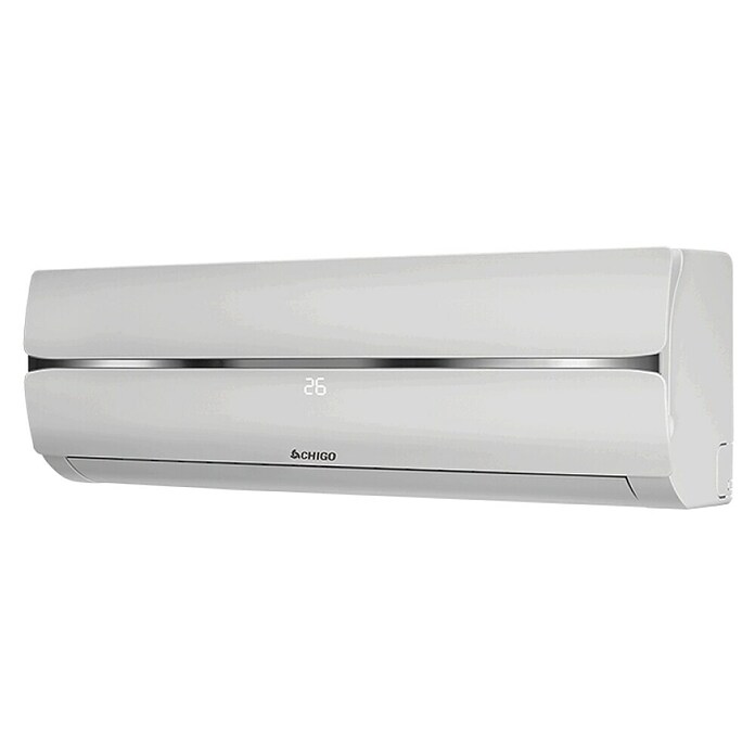 Inverterski klima-uređaj Chigo, Wi-Fi  (Snaga hlađenja: 3.500 W, Snaga grijanja: 3.500 W, Siva) | BAUHAUS