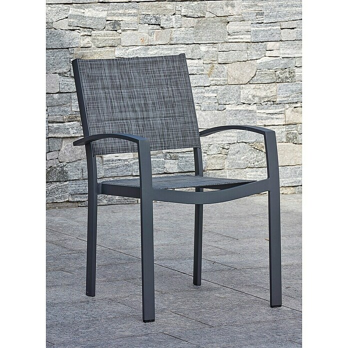 Stapelsessel (Dunkelgrau, L x B x H: 56 x 66 x 88 cm) | BAUHAUS