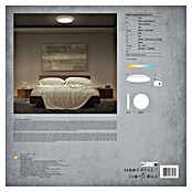 Osram Orbis LED-Deckenleuchte rund Slim Moia (24 W, Ø x H: 38 x 4 cm, Schwarz, Warmweiß) | BAUHAUS