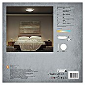 Osram Orbis LED-Deckenleuchte rund Slim Moia (20 W, Ø x H: 28 x 4 cm, Schwarz, Warmweiß) | BAUHAUS