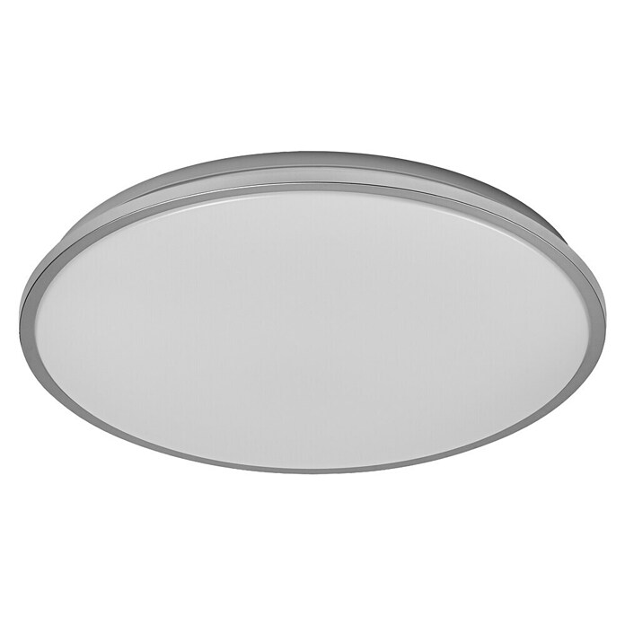 Osram Orbis LED-Deckenleuchte rund Slim Moia (24 W, Ø x H: 38 x 4 cm, Schwarz, Warmweiß) | BAUHAUS