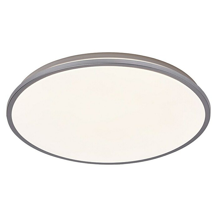 Osram Orbis LED-Deckenleuchte rund Slim Moia (24 W, Ø x H: 38 x 4 cm, Schwarz, Warmweiß) | BAUHAUS