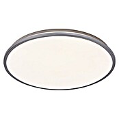 Osram Orbis LED-Deckenleuchte rund Slim Moia (24 W, Ø x H: 38 x 4 cm, Schwarz, Warmweiß) | BAUHAUS