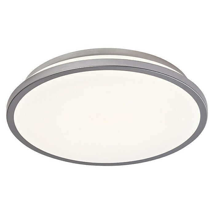 Osram Orbis LED-Deckenleuchte rund Slim Moia (20 W, Ø x H: 28 x 4 cm, Schwarz, Warmweiß) | BAUHAUS